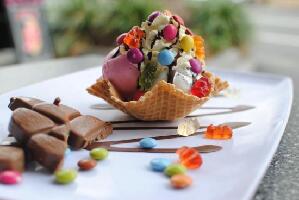 The gelato shop