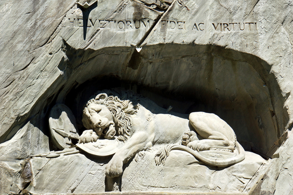 Dying Lion of Lucerne Monument