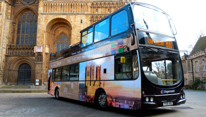 Lincoln Sightseeing Tour Bus