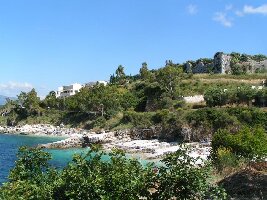 Corfu Greece Castle