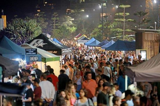 Surfers Paradise Beachfront Markets