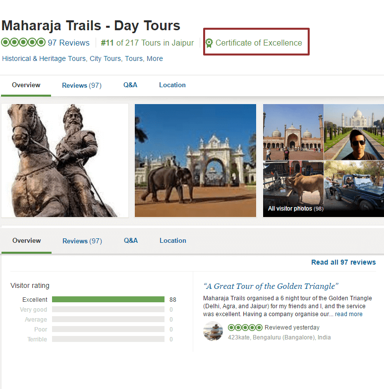 Maharaja Trails - Day Tours