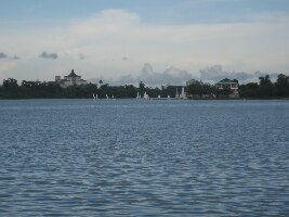 Parami Road Myanmar Lake
