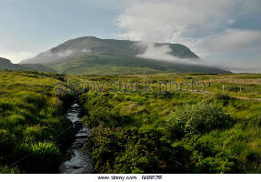 County  Donegal Ireland Mountain