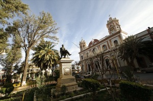 Tupiza Bolivia Town Square
