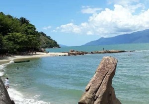 Caraguatatuba Brazil Rock Formation