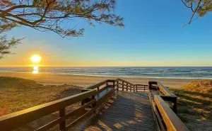 Capao da Canoa Brazil Lagoon