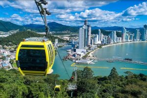 Balneario Camboriu Brazil Cable Car