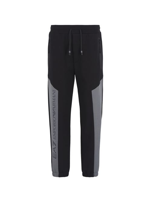 Emporio Armani - Pantalone uomo - nero/grigio EA7 | 6DPP71PJVTZ1200
