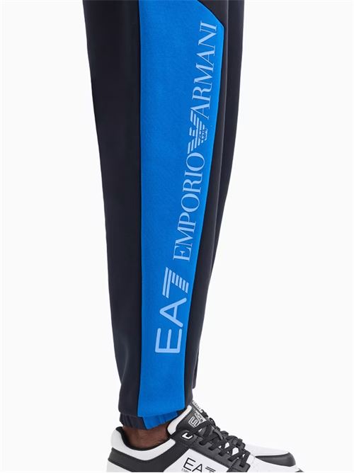 Emporio Armani - Pantalone uomo - nero/blu EA7 | 6DPP71PJVTZ1562