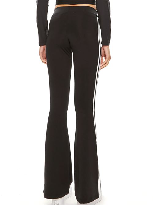 Flared - Pantalone donna - nero/bianco ADIDAS | IN1100.