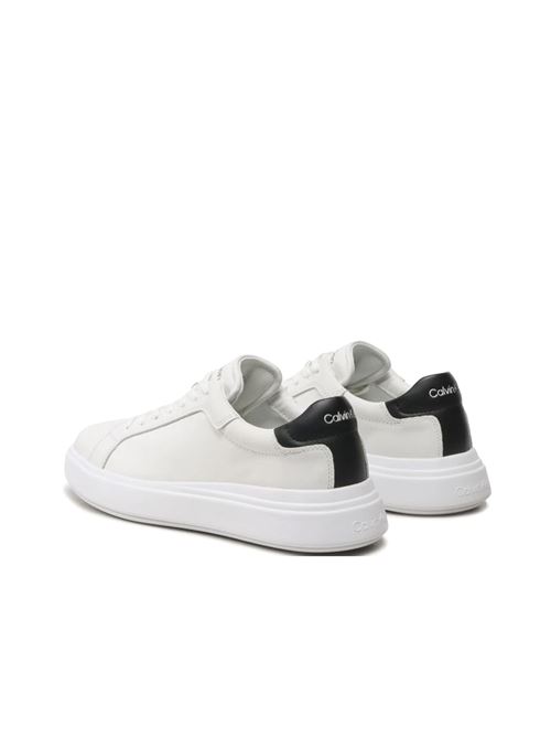 Low Top Lace Up - Sneakers uomo - bianco CALVIN KLEIN | HM0HM010160K9