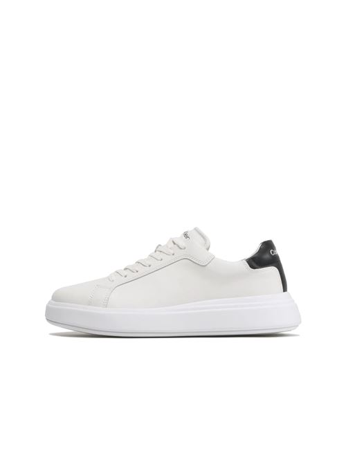 Low Top Lace Up - Sneakers uomo - bianco CALVIN KLEIN | HM0HM010160K9