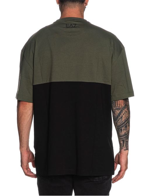Emporio Armani - T-Shirt uomo - verde/nero EA7 | 7M000935AF16548U8100