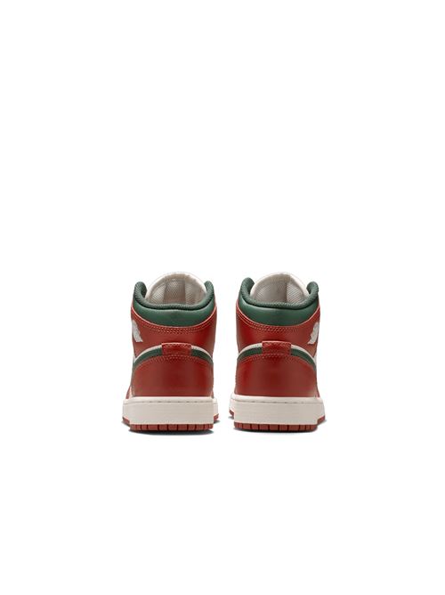 Air Jordan 1 Mid - Sneakers bambino - bianco/rosso JORDAN | DQ8423105
