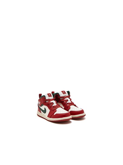 Air Jordan 1 Mid - Sneakers bambino - bianco/rosso JORDAN | DQ8425105