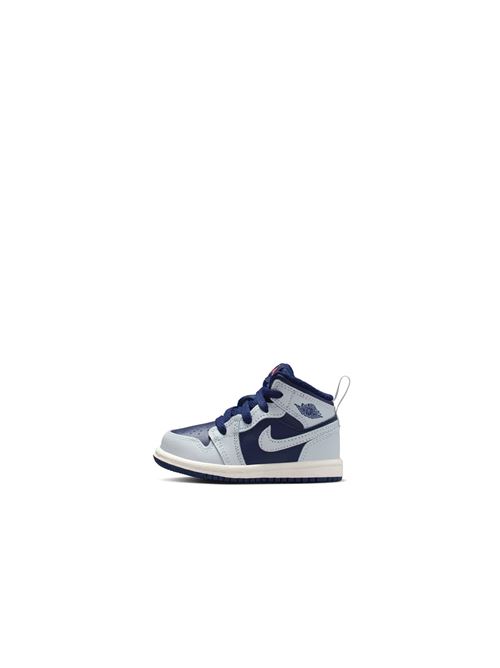 Air Jordan 1 Mid - Sneakers bambino - grigio/blu JORDAN | DQ8425403