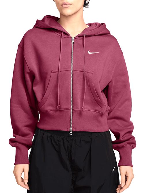 Club Fleece - Felpa donna - bordeaux NIKE | HV2426634