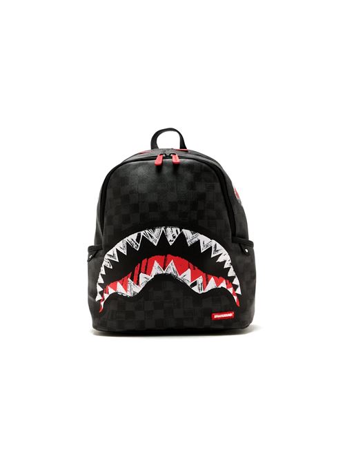 Scribble Shark Savage - Zaino unisex - nero SPRAYGROUND | 910B8226NSZ.