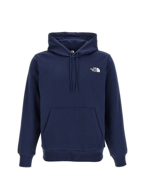 Simple Dome Hoodie - Felpa uomo - blu THE NORTH FACE | NF0A89FC8K21