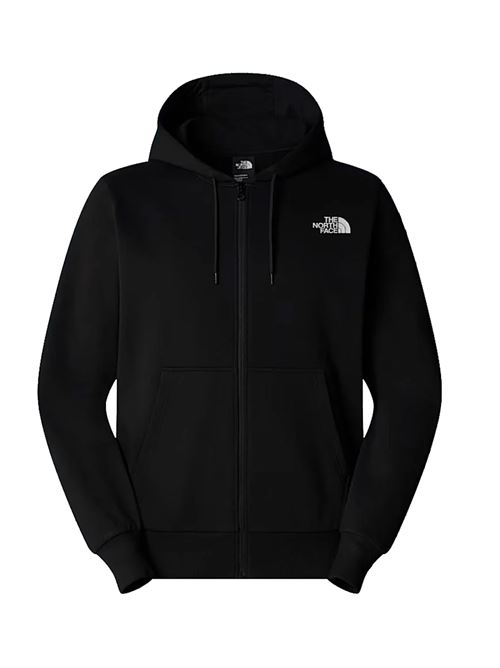 Simple Dome Hoodie - Felpa uomo - nero THE NORTH FACE | NF0A89FDJK31