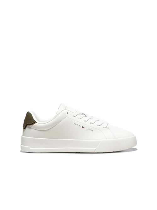 Tommy Court - Sneakers uomo - bianco TOMMY HILFIGER | FM0FM053670K4