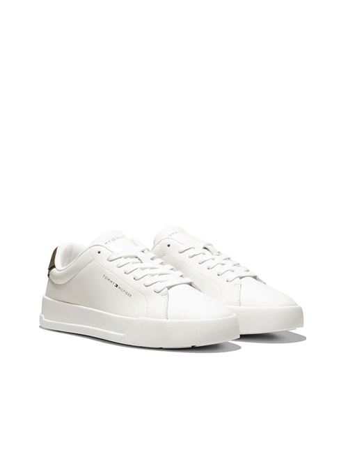 Tommy Court - Sneakers uomo - bianco TOMMY HILFIGER | FM0FM053670K4