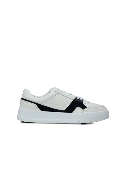 Tommy Court - Sneakers uomo - bianco TOMMY HILFIGER | FM0FM055510K4