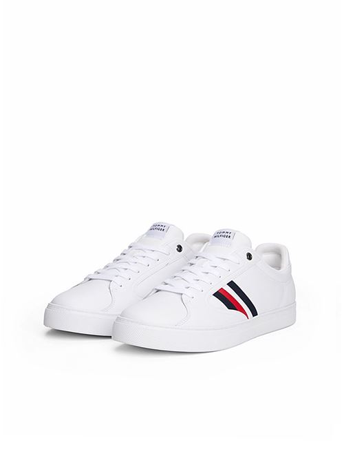 Tommy Court - Sneakers uomo - bianco TOMMY HILFIGER | FM0FM05628YBS