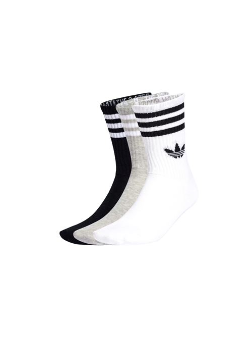 Trefoil - Calze unisex - bianco/nero/grigio ADIDAS ORIGINALS | JV7403.