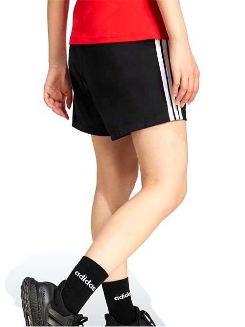 Essentials 3-Stripes - Shorts donna - nero/bianco ADIDAS | JD0908.