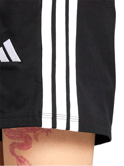 Essentials 3-Stripes - Shorts donna - nero/bianco ADIDAS | JD0908.