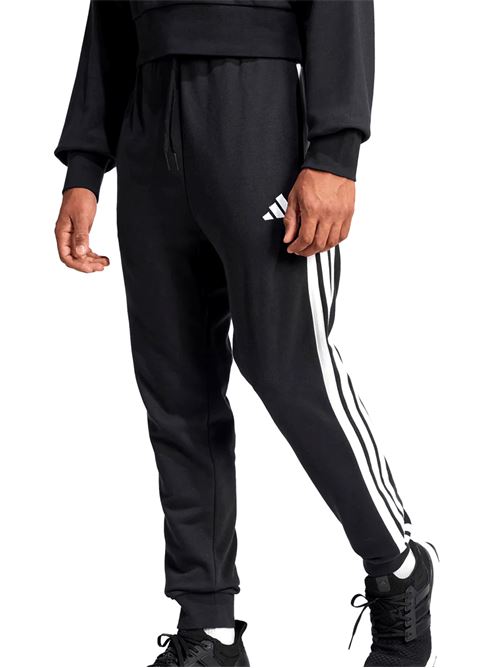 Essential 3-Stripes - Pantalone uomo - nero/bianco ADIDAS | JD1881.