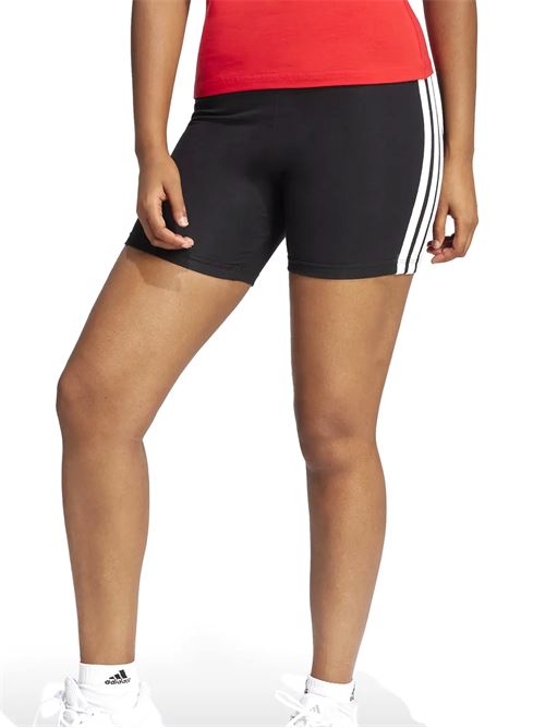 Essentials 3-Stripes - Shorts donna - nero/bianco ADIDAS | JE1223.