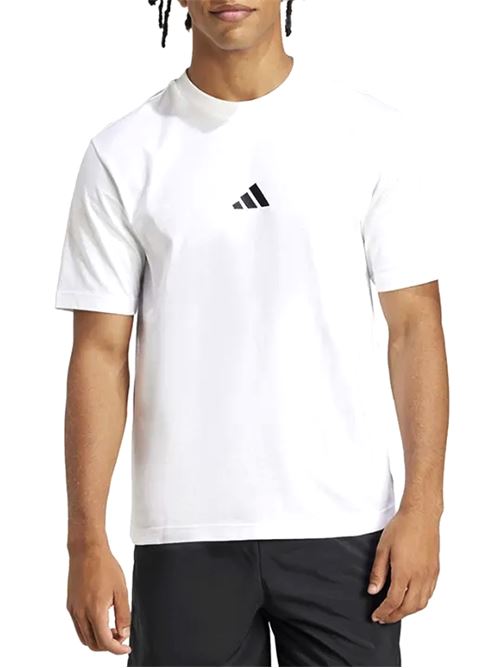Essentials Small Logo - T-Shirt uomo - bianco ADIDAS | JF1092.