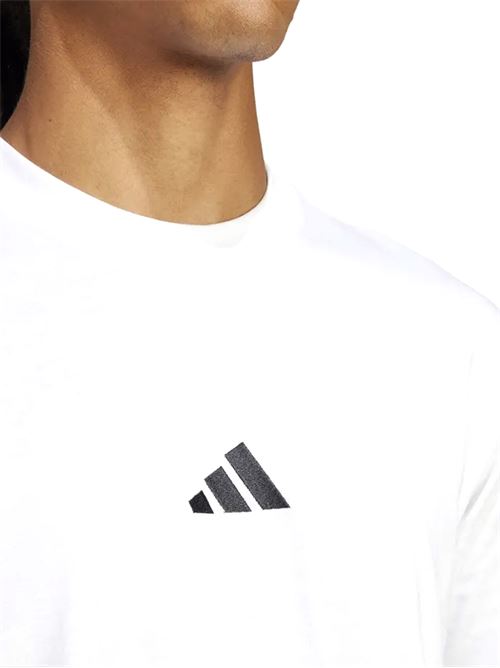 Essentials Small Logo - T-Shirt uomo - bianco ADIDAS | JF1092.