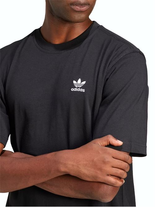 Essentials Trefoil - T-Shirt uomo - nero ADIDAS | JI8545.