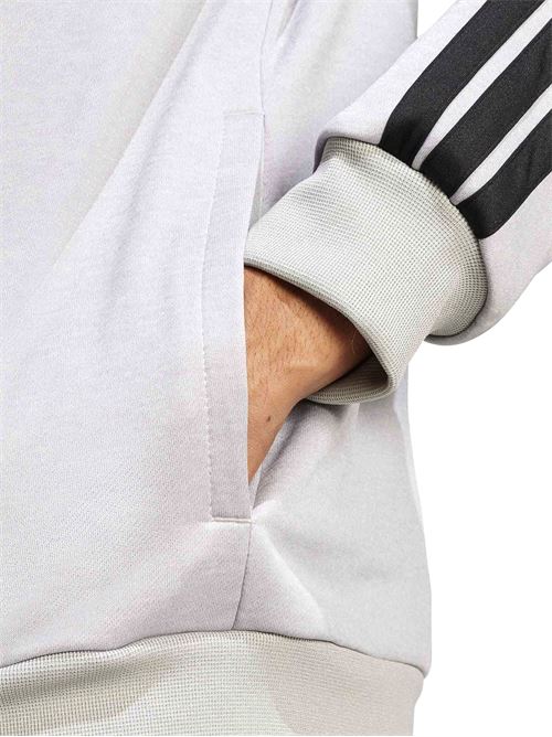 Sportswear Basic 3 Stripes - Tuta uomo - grigio/nero ADIDAS | JI8876.