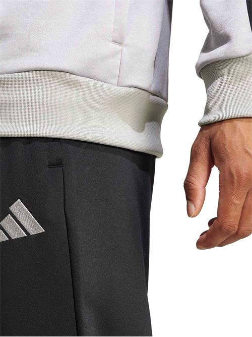 Sportswear Basic 3 Stripes - Tuta uomo - grigio/nero ADIDAS | JI8876.