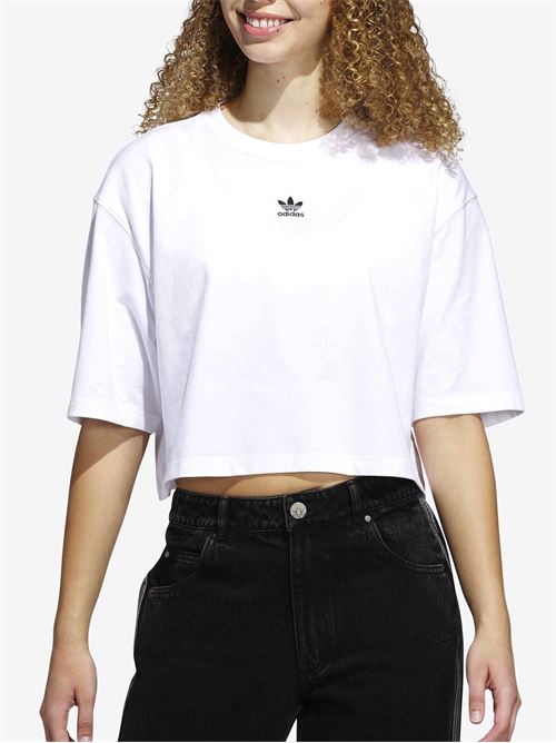 Essentials Trefoil - T-Shirt donna - bianco ADIDAS | JJ3385.