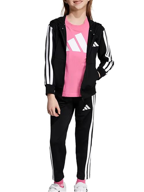 3-Stripes - Tuta bambino - nero/bianco ADIDAS | JX8752.