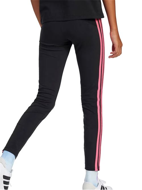 Essentials 3-Stripes - Leggings bambino - nero/rosa ADIDAS | JY0569.
