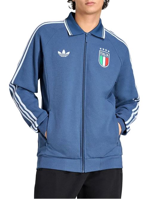 Figc Essentials - Felpa uomo - blu ADIDAS | JY9599.