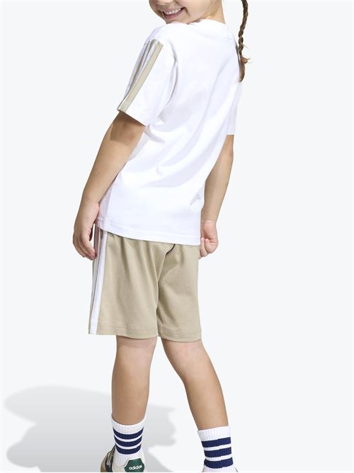 Essentials 3-Stripes - Completino bambino - bianco/beige ADIDAS | KC6149.