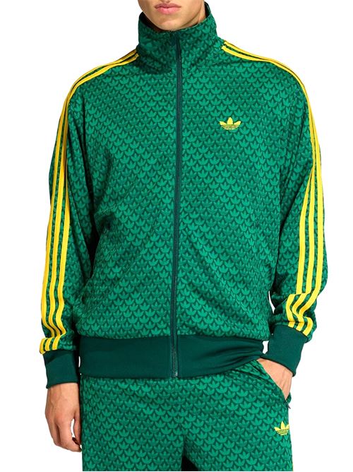 Firebird Loose Monogram - Felpa uomo - verde ADIDAS | KD0382.