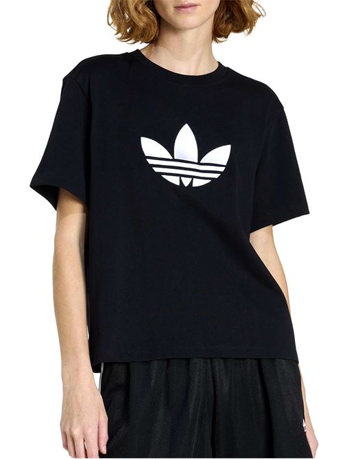 Essentials Trefoil - T-Shirt donna - nero ADIDAS | KD2918.
