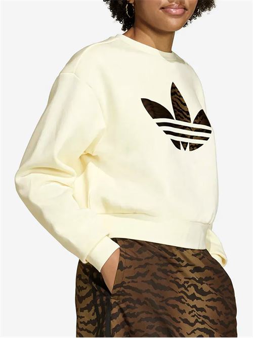 Boxy Crew - Felpa bambino - beige ADIDAS | KD3258.