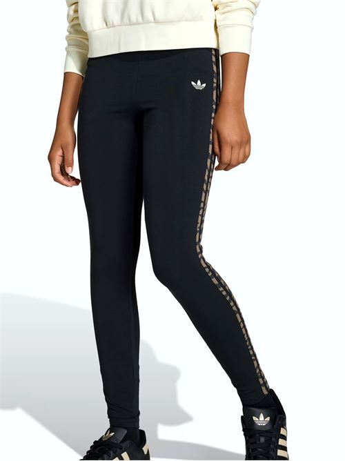 Slim 3-Stripes - Leggings bambina - nero ADIDAS | KD3289.