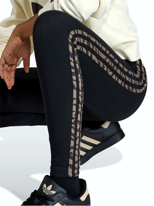 Slim 3-Stripes - Leggings bambina - nero ADIDAS | KD3289.