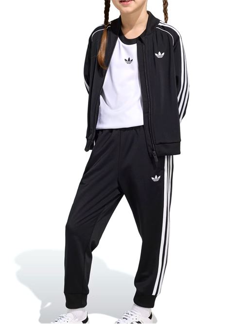 Essentials 3-Stripes - Tuta bambino - nero/bianco ADIDAS | KD5741.